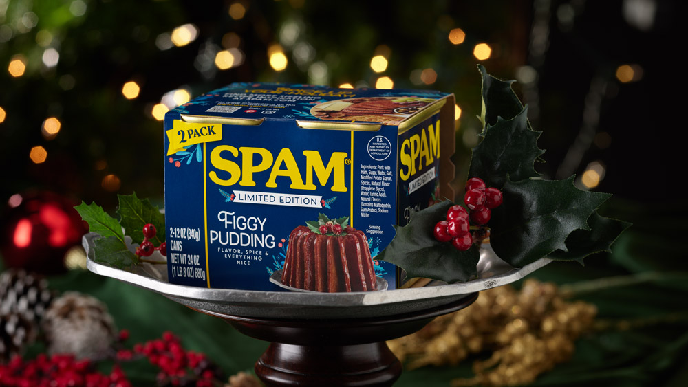 What does figgy pudding spam taste like?